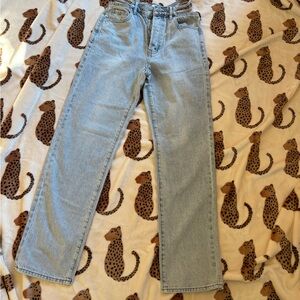 Pacsun high waisted rhinestone dad jean size 25
